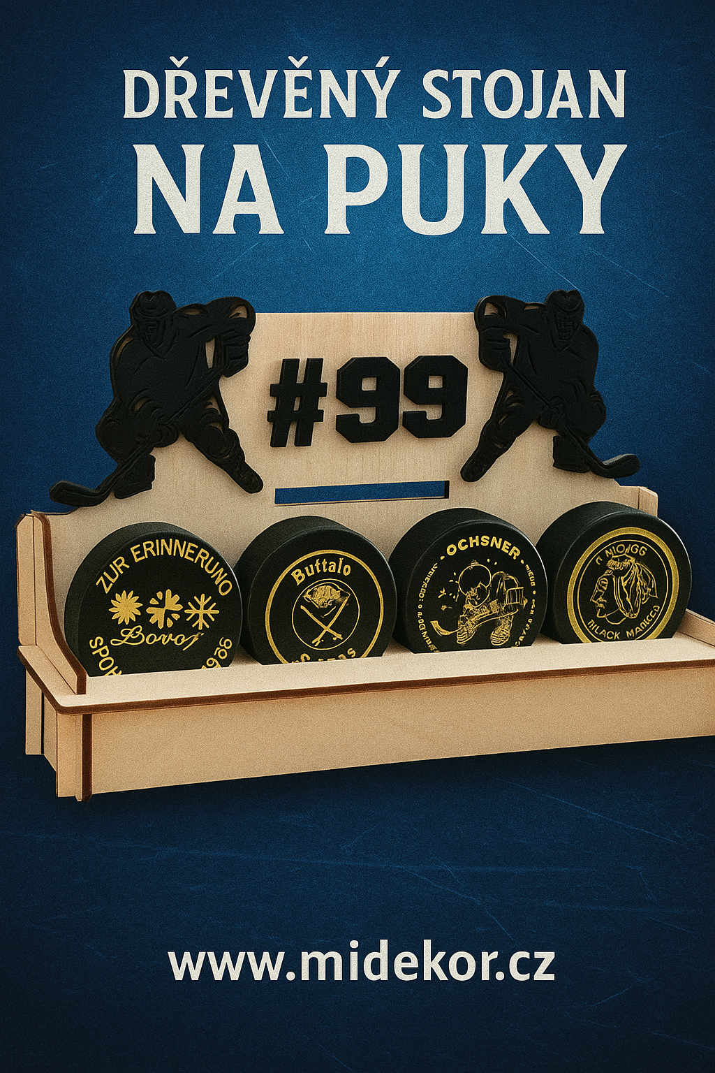 Hokej - stojan na puky