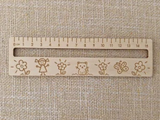 Pravítko dětské duhové království