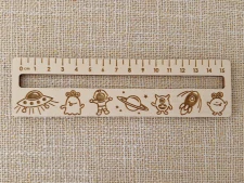 Pravítko dětské duhové království