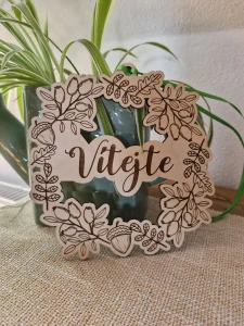 Dekorace na dveře "Vítejte"