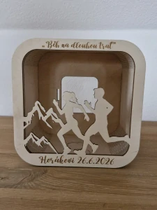 Pokladnička svatební "Běžci"