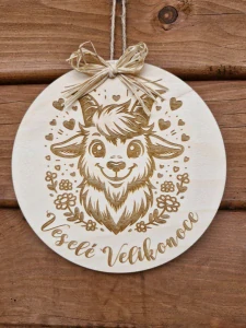 Cedulka na dveře "Veselé Velikonoce"