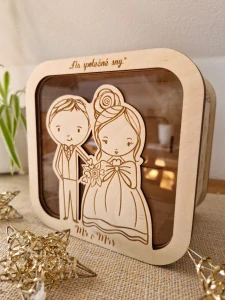 Pokladnička svatební ON+ONA