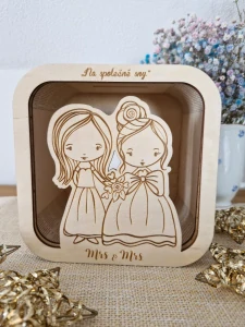 Pokladnička svatební ONA+ONA