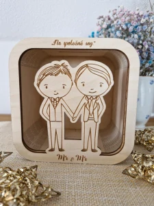 Pokladnička svatební ON+ON