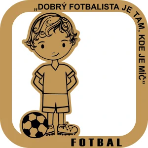 Pokladnička Fotbal kluk