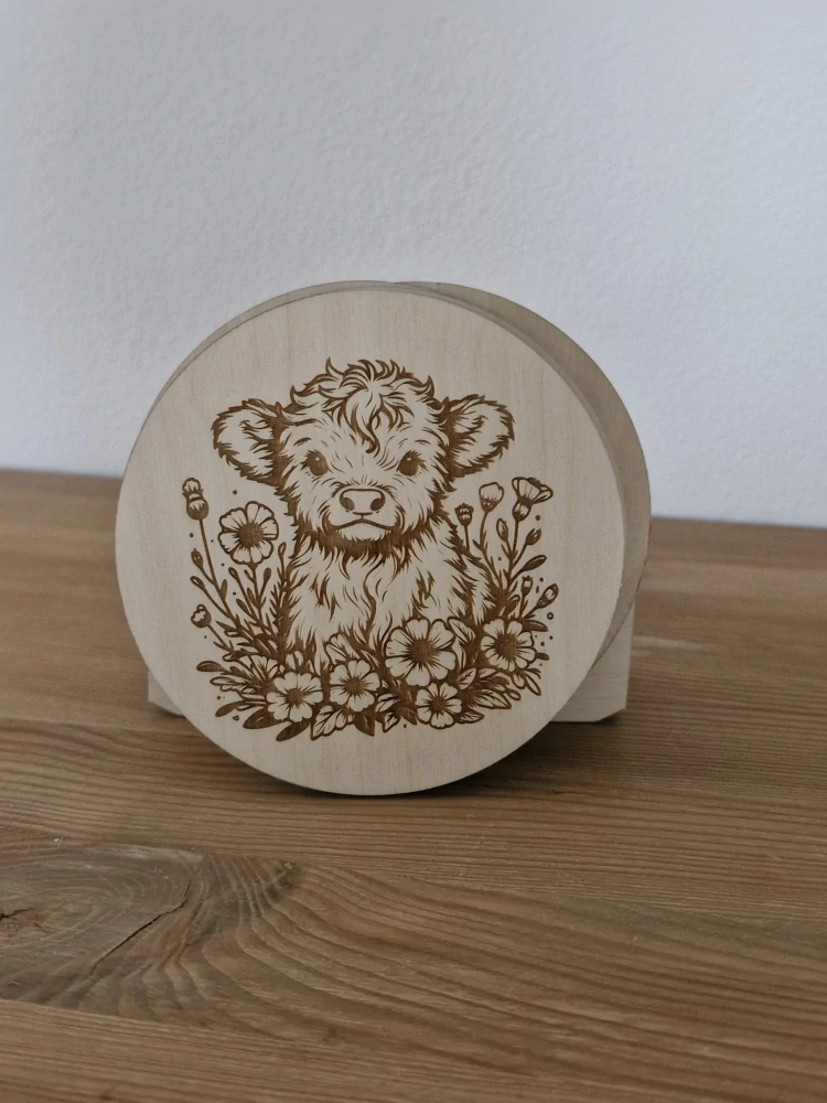 Sada 4 ks podtácků "Kravička"