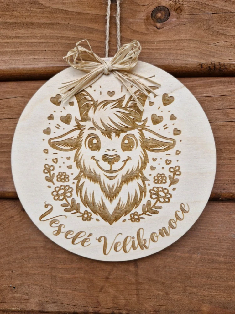 Cedulka na dveře "Veselé Velikonoce"