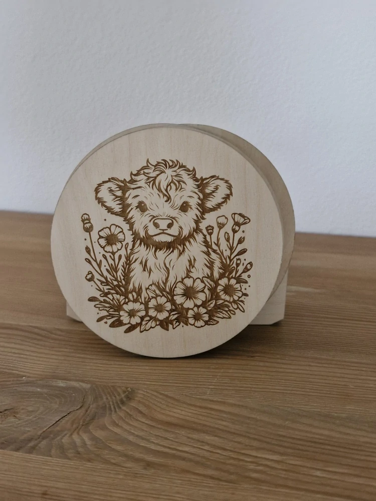 Sada 4 ks podtácků "Kravička"