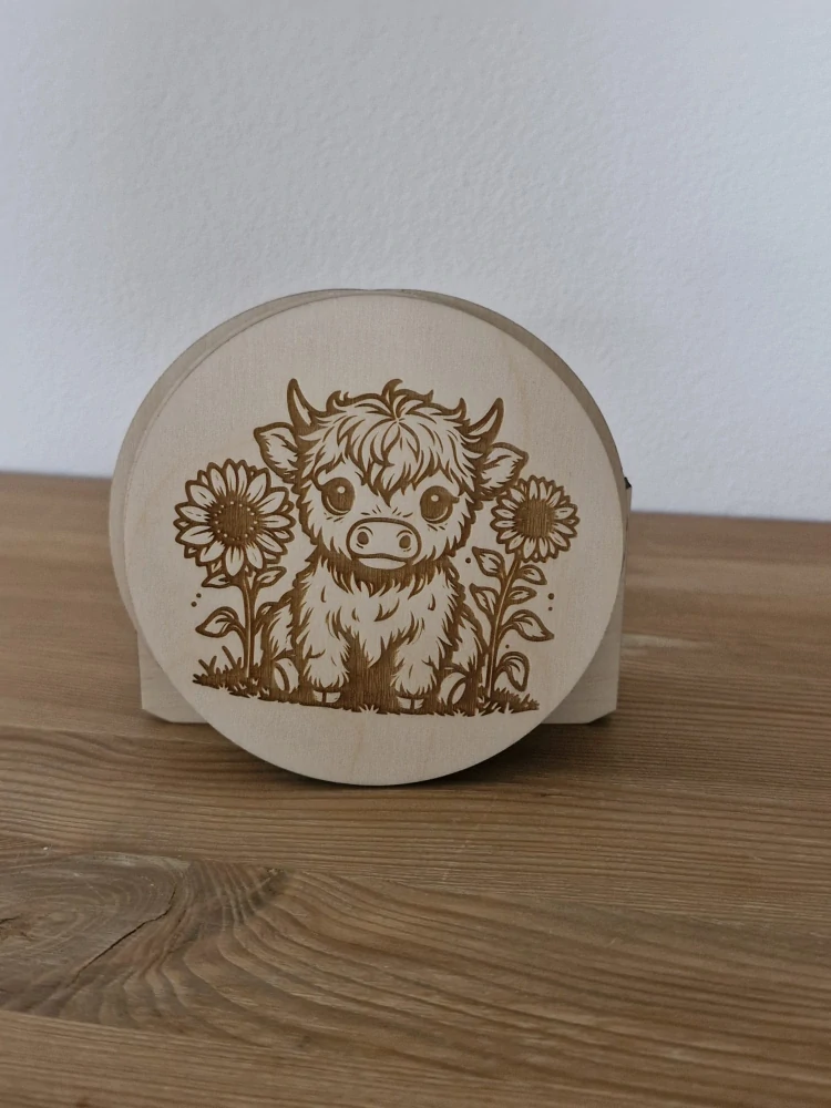 Sada 4 ks podtácků "Kravička"