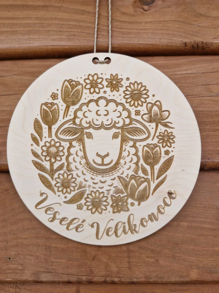 Cedulka na dveře "Veselé Velikonoce"