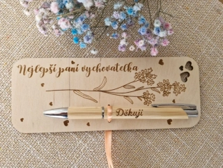 Tužka pro paní vychovatelku "Kvítí"
